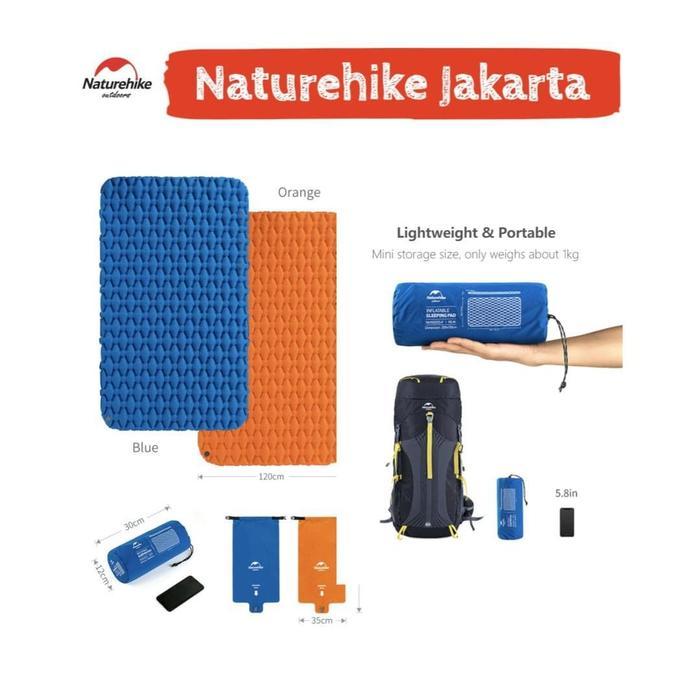 NATUREHIKE MATRAS ANGIN DOUBLE NH19Z055-P SLEEPING PAD ULTRALIGHT