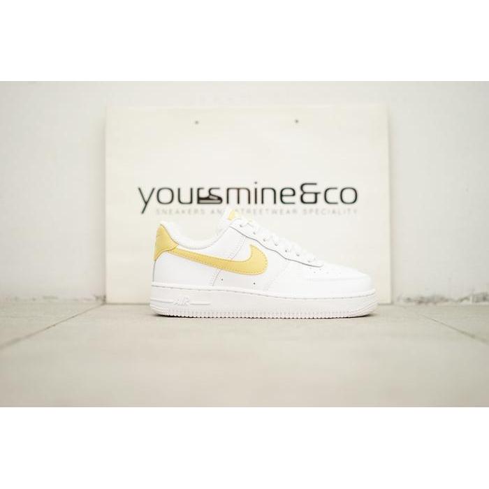 Murah Nike Air Force 1 White / Saturn Gold (W) Premium