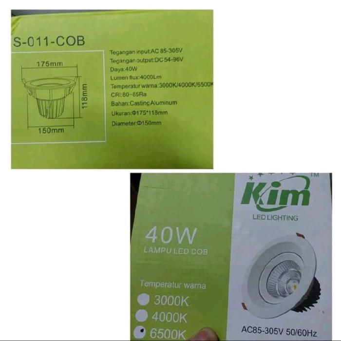 [READY] DOWNLIGHT LED PANEL SPOT 24W 40W ADJUSTABLE