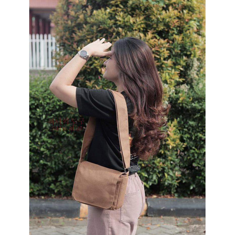 Eiger - [Beli Lokal] Hakko Tas Selempang Bahan Kanvas Tebal Premium