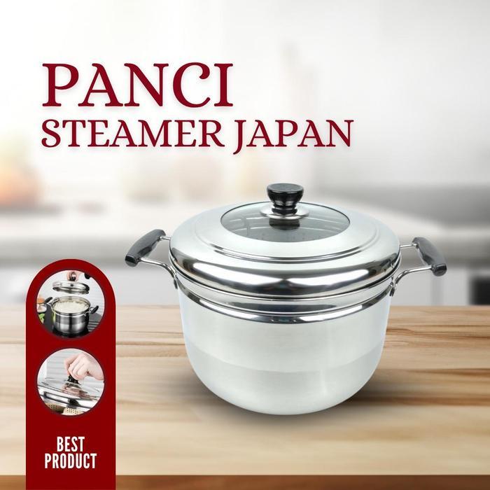 Oxone Home - Panci Kukus Stainless Steel Panci Kukus Steamer Japan Premium Sus 316 Panci Dandang