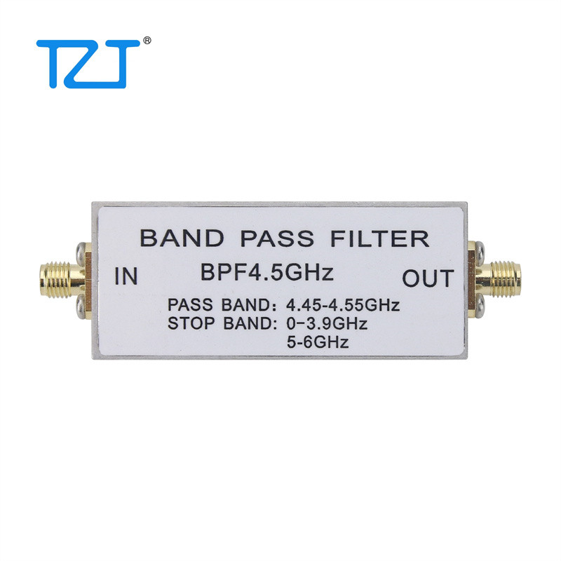 TZT 2.7-3GHz/3.3GHz/4GHz/4.5GHz/2.4GHz Bandpass Filter BPF with SMA Female Connector 50ohms