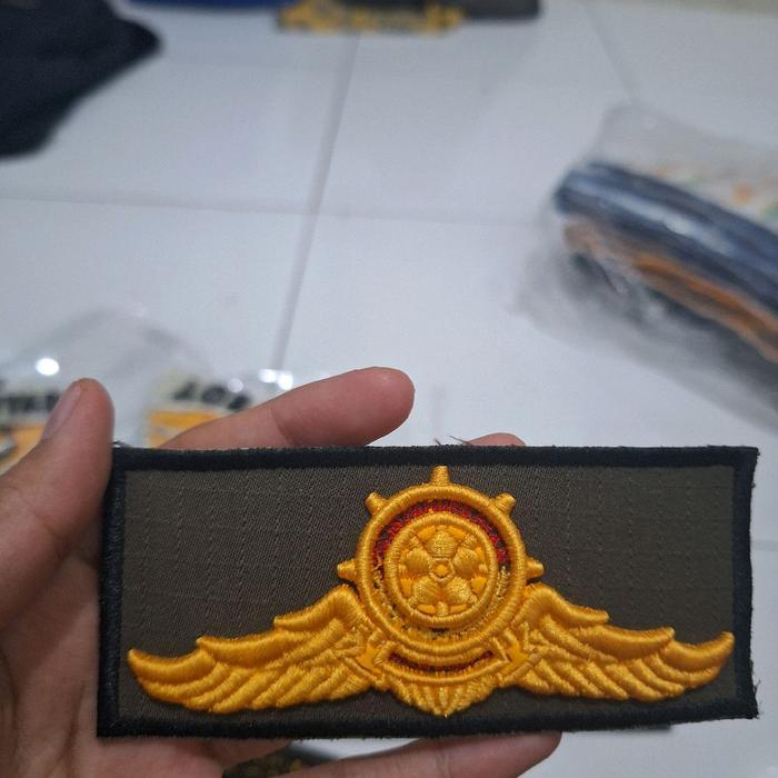 Atribut bordir PDL POLPP Satuan tanpa pangkat