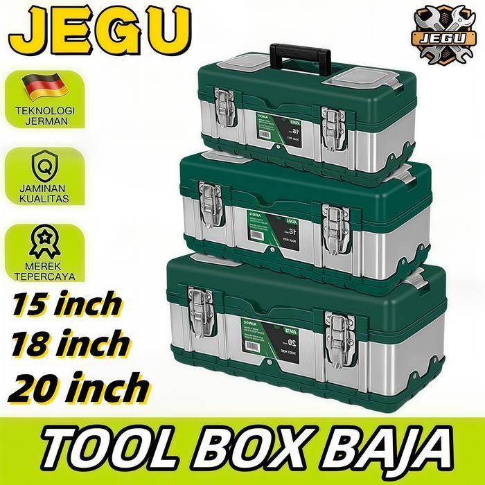 Terlaris Tool Box Besar 12-20 Inch Tools Box Kotak Peralatan Besi /Tool Box Stainless Kuat 3
