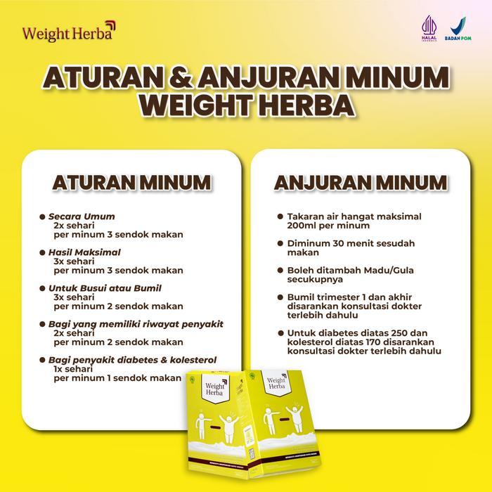 SUSU WEIGHT HERBA - PAKET 1 BOX WEIGHT HERBA