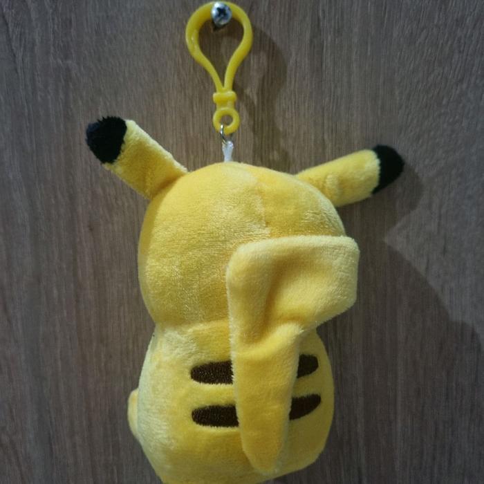 PIKACHU PLUSHIE KEYCHAIN - GANTUNGAN KUNCI NEKA PIKACHU SUPER GEMOY
