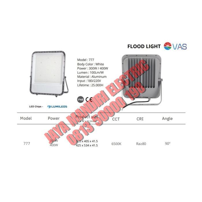 BERKUALITAS LAMPU SOROT LED VAS 777 400WATT / FLOOD LIGHT VAS 400W 400 WATT