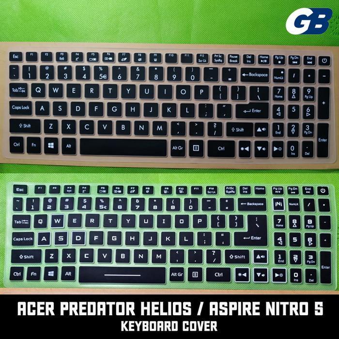 BERKUALITAS Acer Predator Helios / Aspire Nitro 5 Keyboard Protector Cover