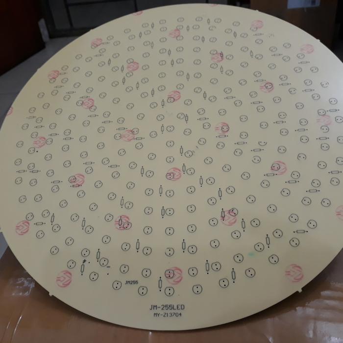 Papan PCB LED 30 cm utk 255 LED - Traffic LED / Pcb bundar diameter 30cm utk 255 Led DC 12 Volt