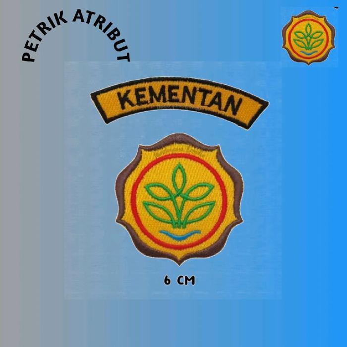 TERLARIS logo kementrian pertanian,ready stok pin READY