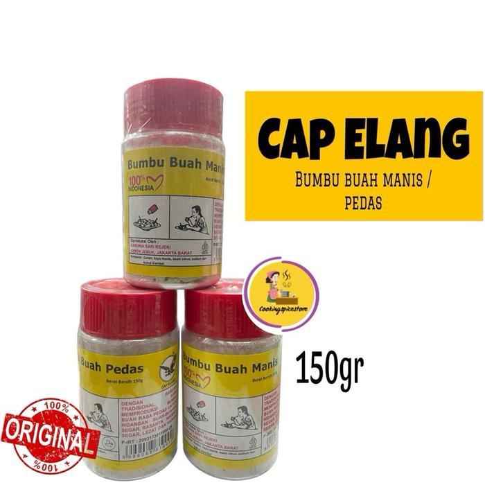 Elang Botol Bumbu Buah Kiamboy Bumbu Rujak Botol 150g Bubuk Garam