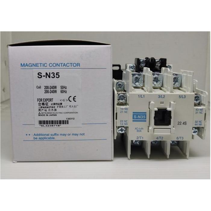 Contactor Mitsubishi Sn35 Sn35 Sn 35 Sn35 220V / 110V / 380V