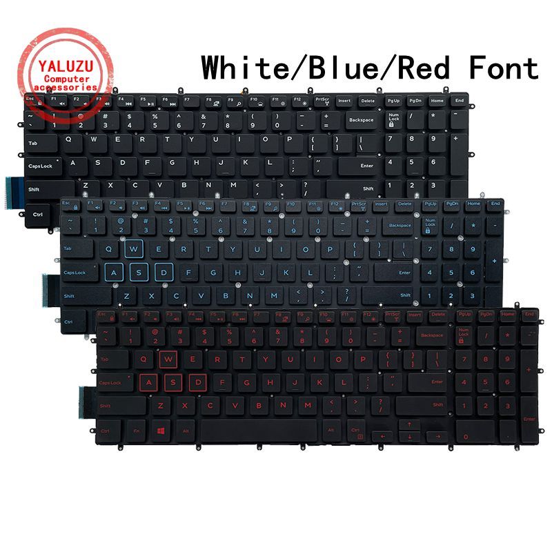 US Laptop Keyboard For Dell G3 3500 3579 3779 3590 G5 5500 5587 5590 5575 G7 7580 7588 7790 7590