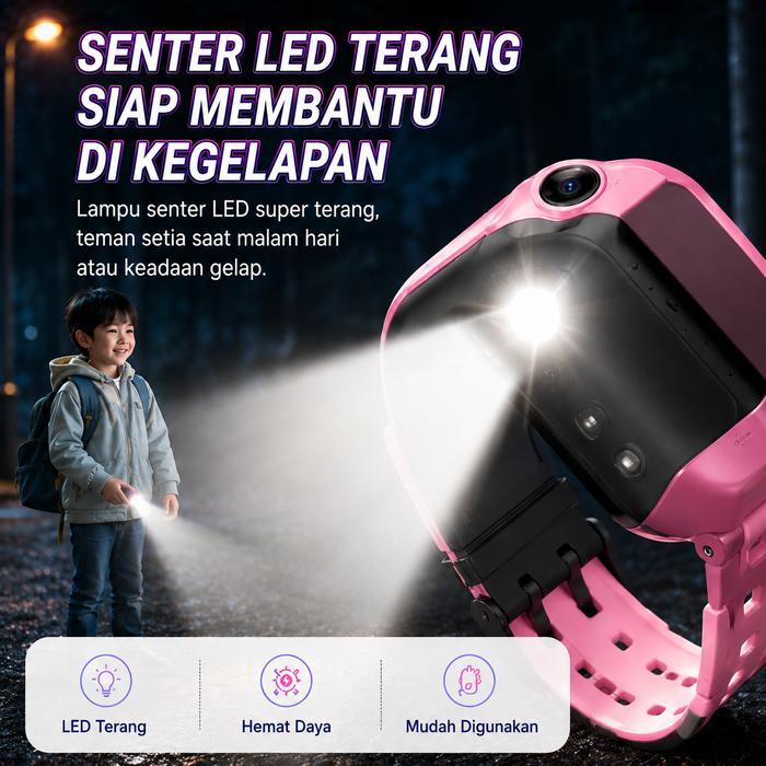 Diskon Jam Anak Gps S1Smartwatch Anak Bisa Telepon, Kamera, Kartu Sim, Gps Digital 100% Original