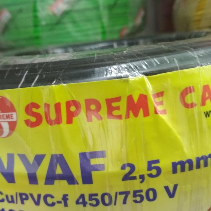 Kabel Nyaf 2,5Mm 2,5 Mm Supreme 50 Meter Terbaru 