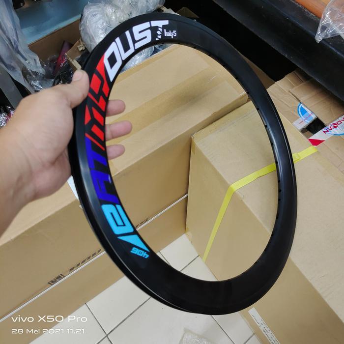 (2Pcs) Rims Velg 20 406 451 Gt Half5 28 32 Hole 20 Murni Plus Hitam Harga Sepasang