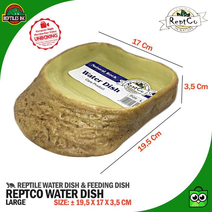 Reptco Water Dish L / Wadah Tempat Air Minum Reptil Hewan Kurakura #Gratisongkir