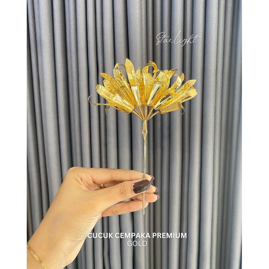 STARLIGHT BALI - Cucuk Cempaka Premium/ Cucuk Bunga Gold/Silver /Aksesoris Bali / Aksesoris Rambut