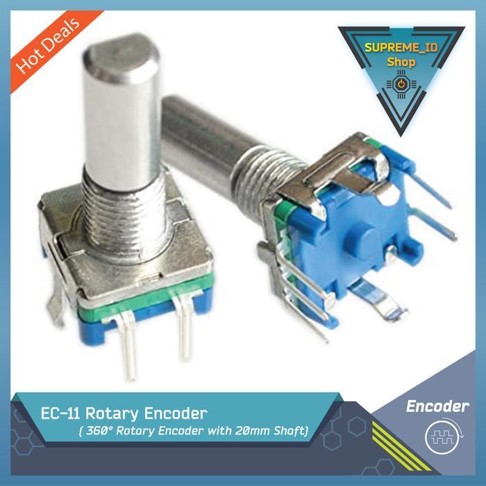 NEW EC11 EC-11 Rotary Encoder / Digital Potentiometer 5-pin Sensor with Push Button 5V