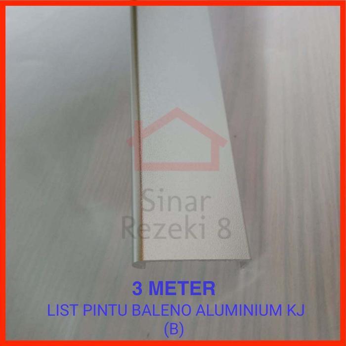 List Pintu Profi Aluminium Silver Lis Pintu Handle Lemari Edging EA 19