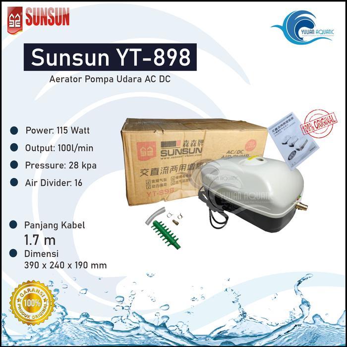 AERATOR KOLAM AC DC HI BLOW AIR PUMP YT 898 POMPA UDARA