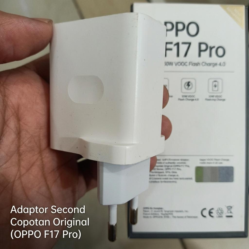 Kepala Cas OPPO OP92KAEH Ori Second Fast Charging 18W 9V 2A Untuk OPPO F17 Pro