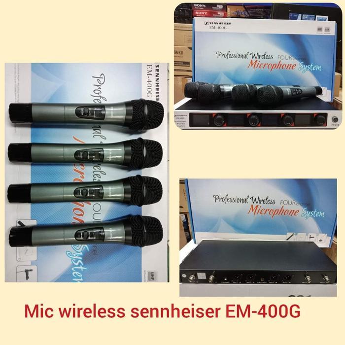 MIC WIRELESS SENNHEISER EM 400G ( 4BH MIC HANDHELD )
