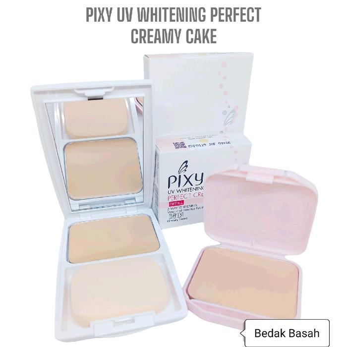Original Pixy Uv Whitening Perfect Creamy Cake/ Bedak Pixy Basah