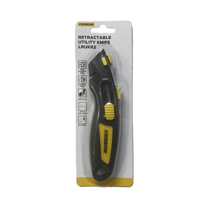 Terlariss Retractable Utility Knife Krisbow 10644769 Ready