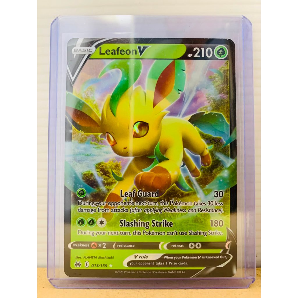 Leafeon V #13 Pokemon Crown Zenith