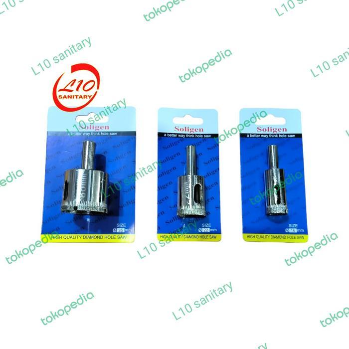 NEW 30 mm Mata bor Kaca / Mata Bor Kramik / Mata bor Granit SOLIGEN 30mm