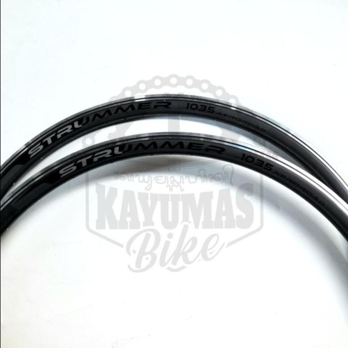 READYY RIMS - VELG 700 ROAD BIKE STRUMMER 1035 AEROROAD DPN 20H BELAKANG 24H