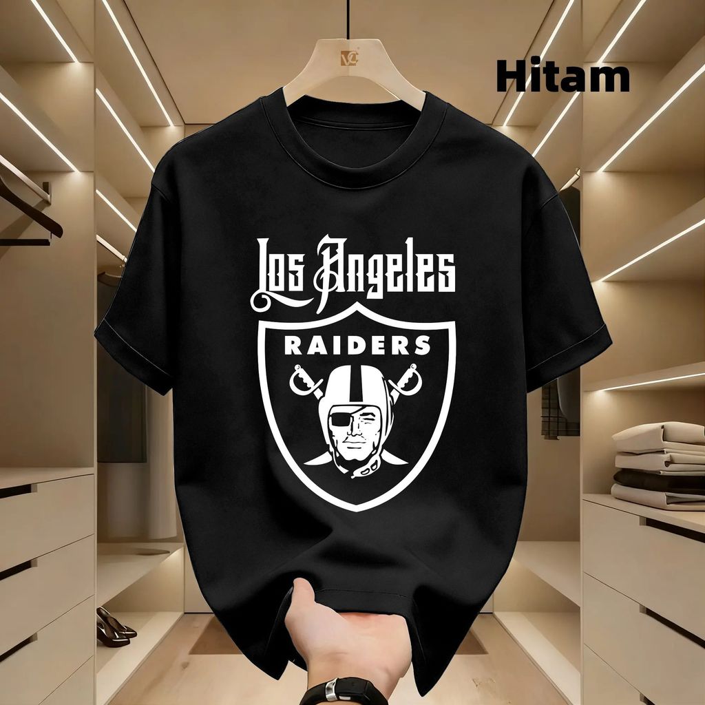 original design Cotton Los Angeles Raiders 2 New 210g short-sleeve T-shirt Women's Unisex Kaos cotto