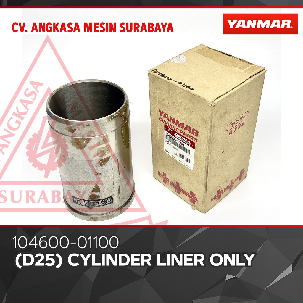 Spare Part Yanmar Diesel TS 130Boring 100% Original Yanmar| 104600-01100 |(D25) CYLINDER LINER ONLY