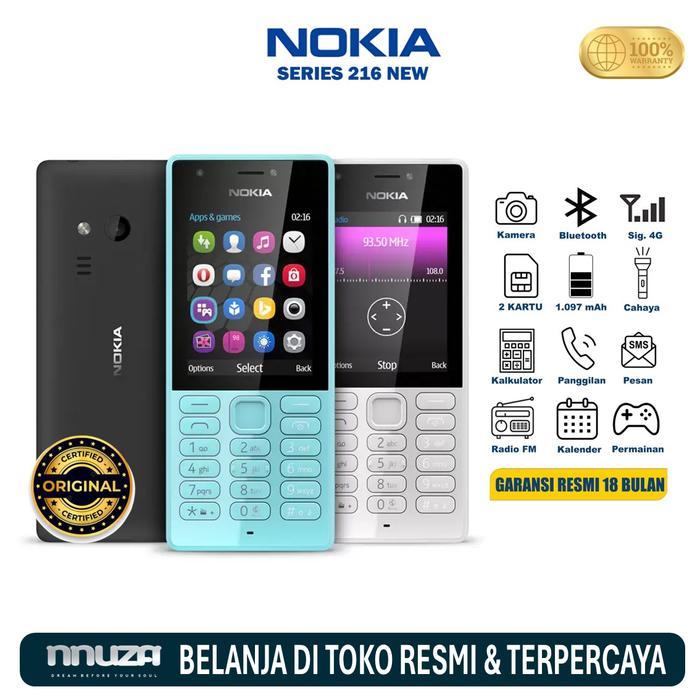 Promo Original Hp Nokia 216 Baru Garansi 1 Tahun Hp Nokia Murah Hp Jadul Nokia Murah Fitur Memori,