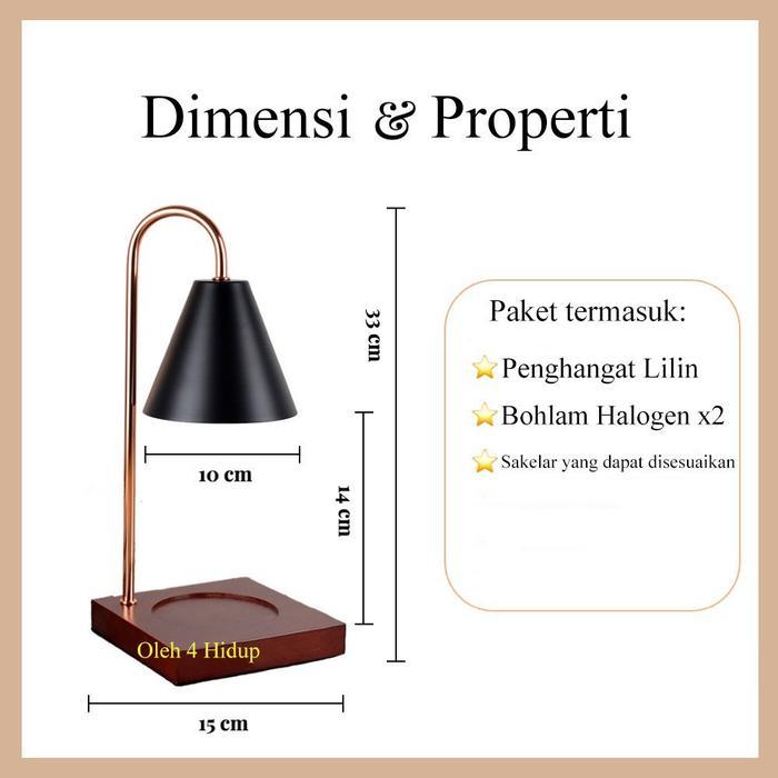penghangat lilin listrik/lampu lilin/penghangat lilin/pemanas lilin/pembakar lilin/lampu lilin led