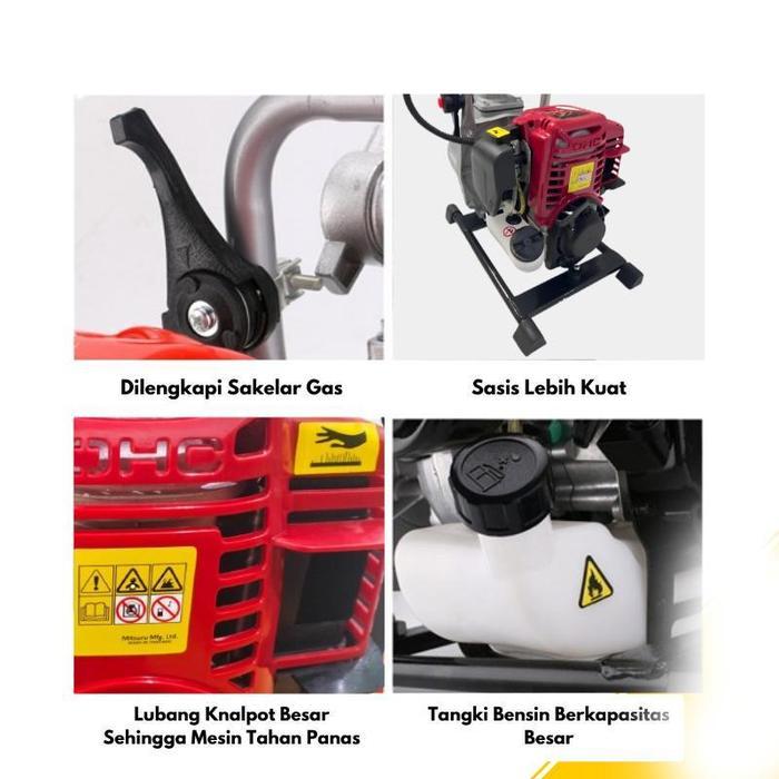 Promo Reaim Mesin Pompa Air Bensin 1/2/3 Inch Outdoors Pompa Irigasi Sedot Pompa Air Mesin Bensin
