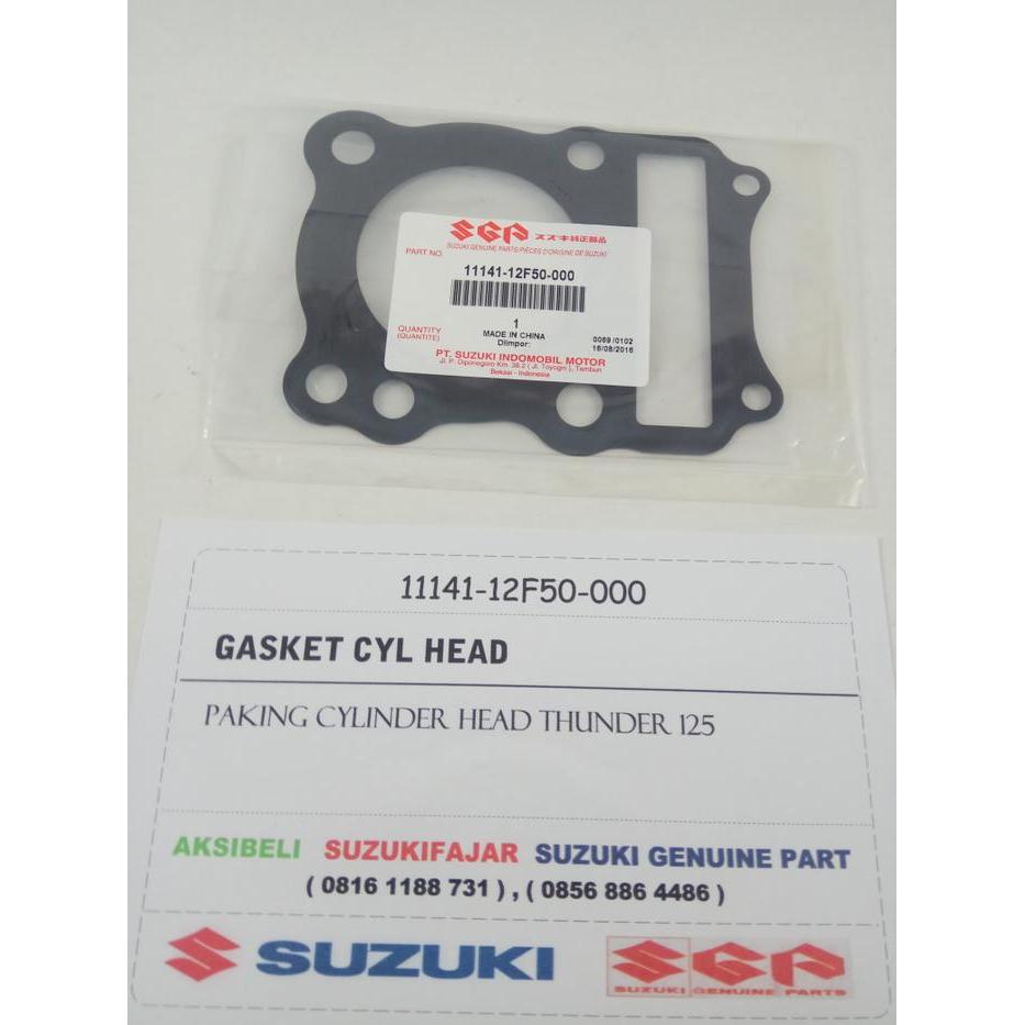 Paking Cylinder Head Thunder 125