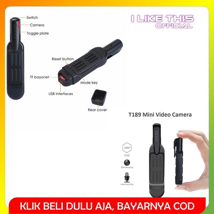 READY Kamera Pengintai CCTV Kantong Saku Portable Spy Camera Model Pulpen