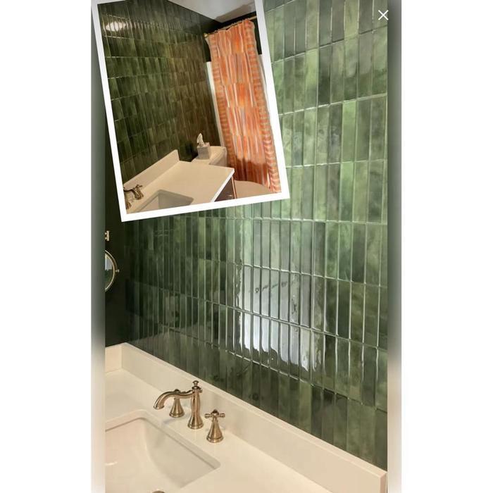 Sticker Tile Peel & Stick 3D Wall Panel , Wallpanel Sticker Motif Keramik