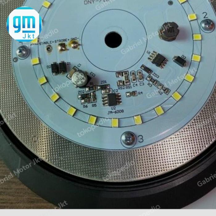 Rotary Led Dny 709 9-80Volt Biru Smd Flash Blue