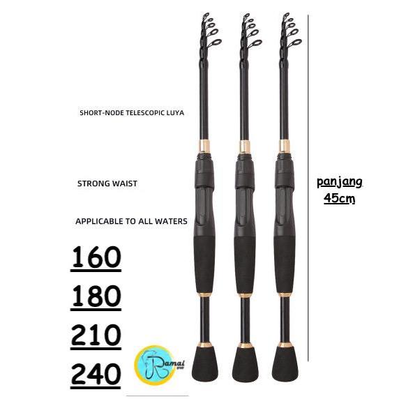 Telescopic Fishing Rod Ultralight Spinning/Casting Fishing Rod Carbon Fiber Fishing Tackle