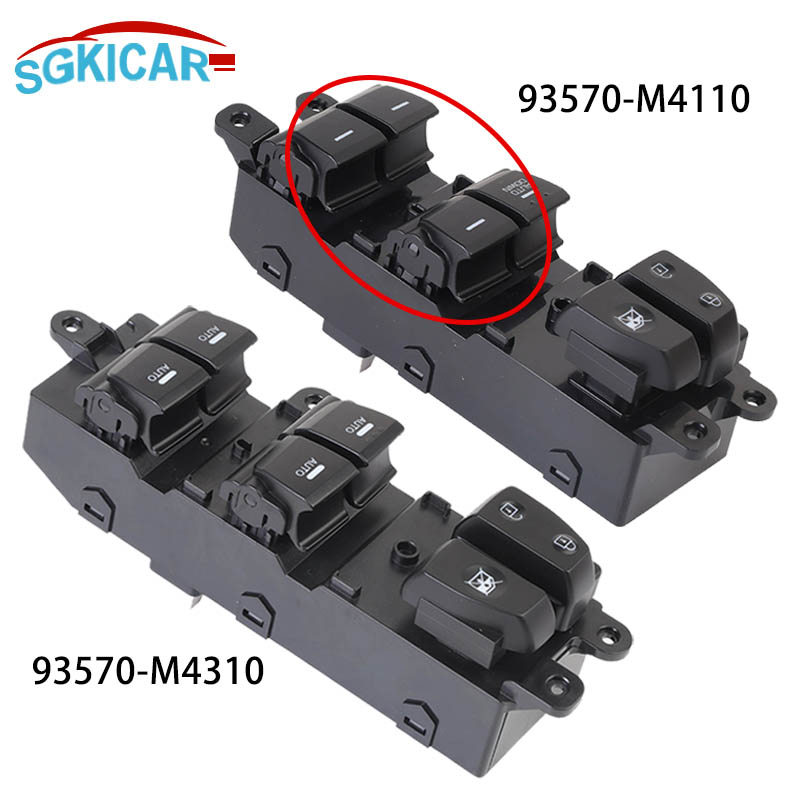 ODIDIO 93570M4110 93570M4310 FRONT LEFT POWER WINDOW SWITCH 93570-M4110 93570-M4310 CAR FOR HYUNDAI
