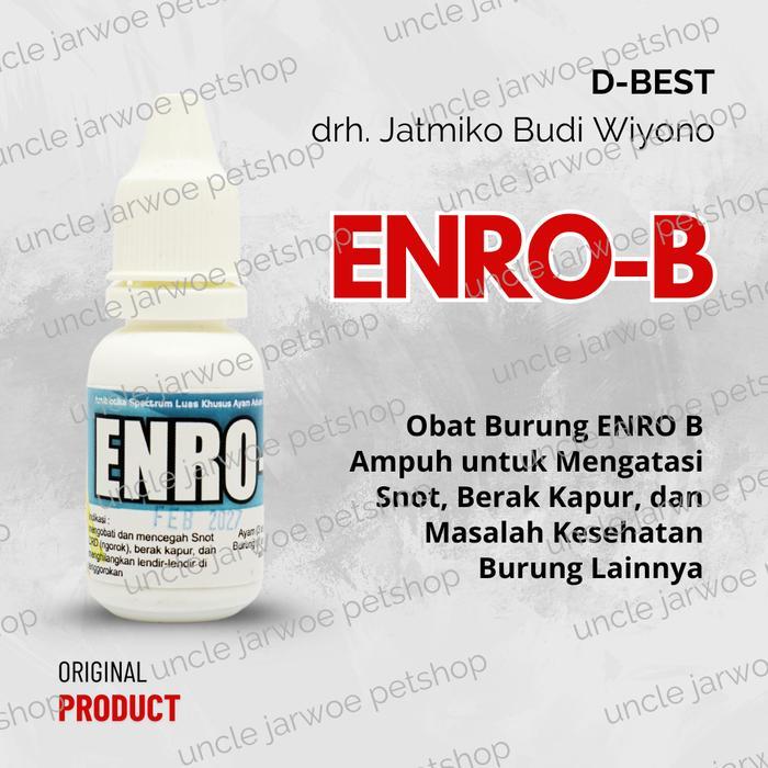 READY ENRO B - drh. jatmiko budi wiyono - obat burung ocehan Ampuh