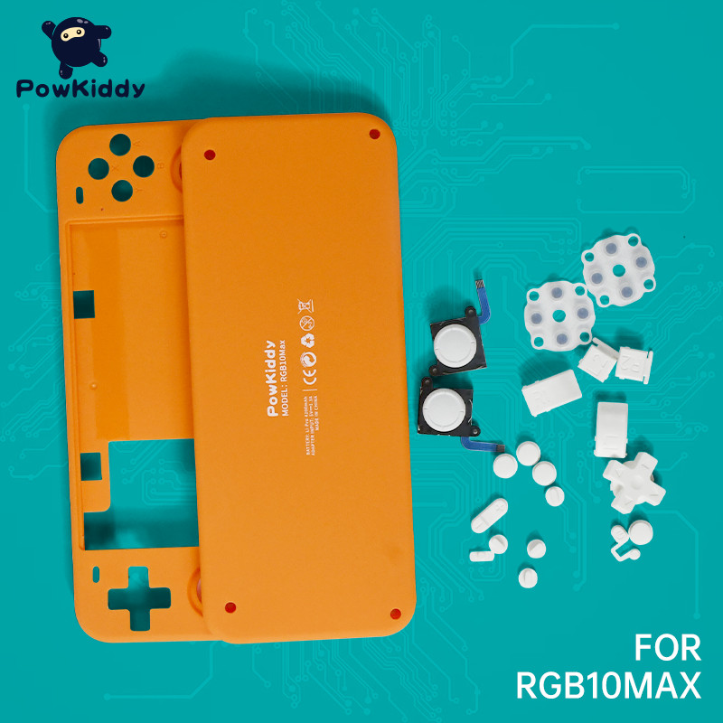 POWKIDDY For RGB10 Max handheld Game Players Shell Game Console