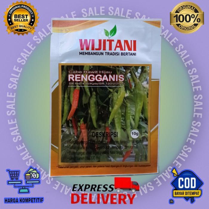 Benih Cabe Rawit Hijau Rengganis Kemasan 10 gram