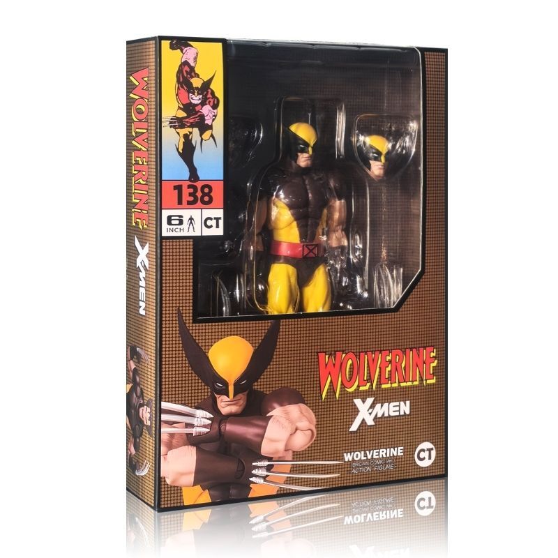  CT Toys Wolverine Figure Mafex 138 Hellverine Mafex 96 Brown Comic XMen Action Figure Shf