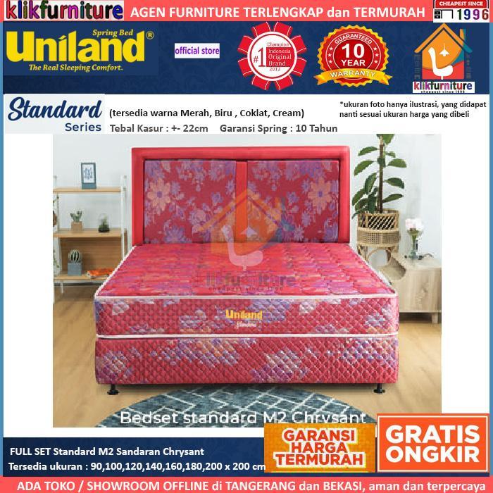 Standard Chrysant (set 180x200cm) Uniland Springbed