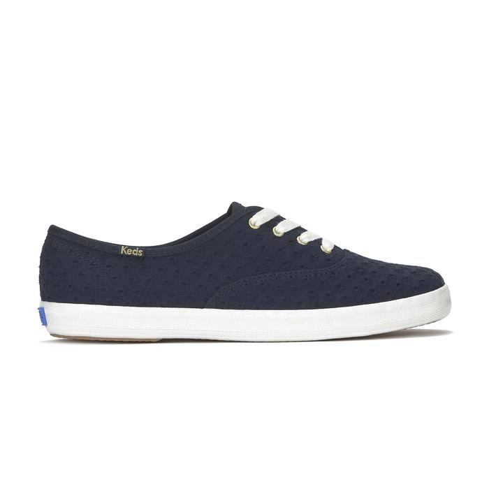 Keds Women Champion Mini Daisy Eyelet Navy Blazer-Wf68967