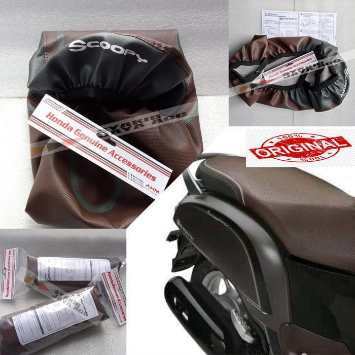 Jok Motor Kekinian Sarung Jok Motor/ Seat Cover Scoopy 2018 Original Jok Motor Custom Nyaman
